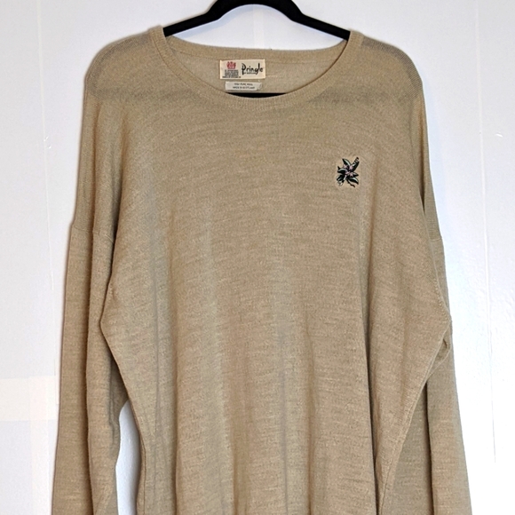 Vintage Pringle of Scotland 100% Pure Wool Sweater Golf XXL - Picture 7 of 7